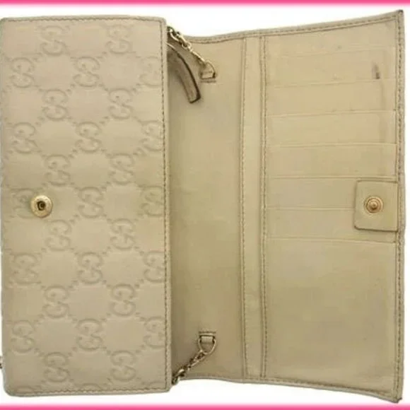 GUCCI Purse Light beige x gold Women Authentic secondhand - Picture 5 of 7